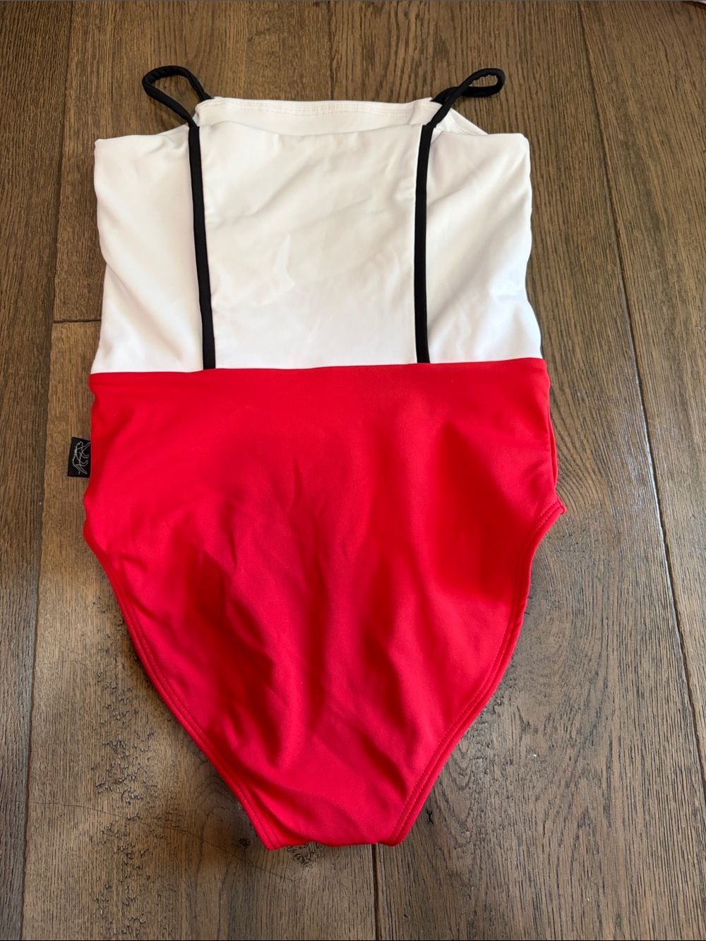 Tiger Friday Red & White & Black Leotard